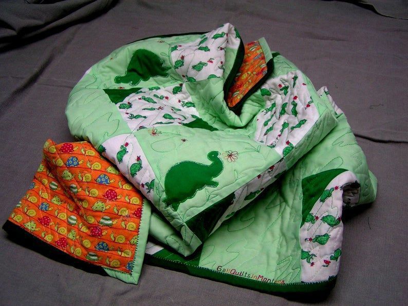 Handmade baby quilt